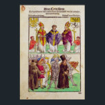 Die Hinrichtung von Jan Hus Poster<br><div class="desc">Die Hinrichtung von Jan Hus oder eines seiner Priester im Constance,  von 'Chronik des Konzils von Konstanz' | von Ulrich von Richental | Art Location: Private Collection | Deutsche Künstlerin | Image Collection number: XCF290923</div>