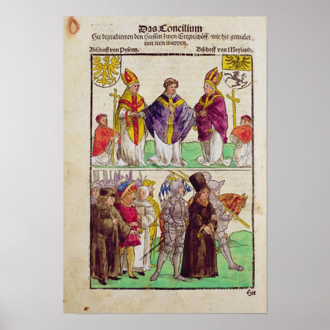 Die Hinrichtung von Jan Hus Poster (Vorne)