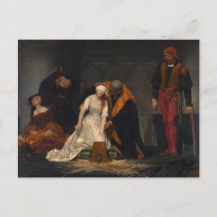 Die Hinrichtung von Lady Jane Grey Postkarte