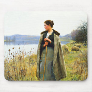 Die Hirdess Art von Daniel Ridgway Knight Mousepad