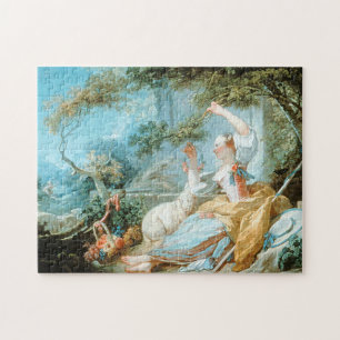Die Hirtin von Jean Honore Fragonard Puzzle