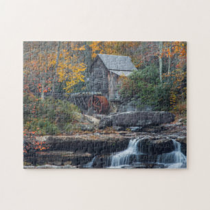 Die historische Getreidemühle an Glade Creek Puzzle
