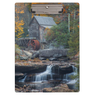 Die historische Grismühle an der Glade Creek 2 Klemmbrett