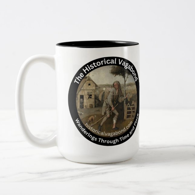 Die historische Vagabond-Tasse für Offiziellen Kaf Zweifarbige Tasse (Links)