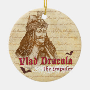 Die historische Zählung Dracula Keramik Ornament
