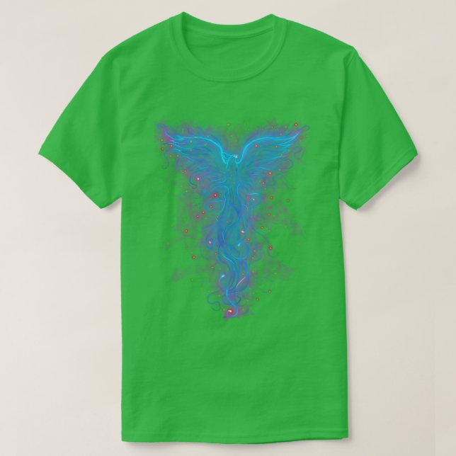 Die Hitze der Illusion blau T-Shirt (Design vorne)