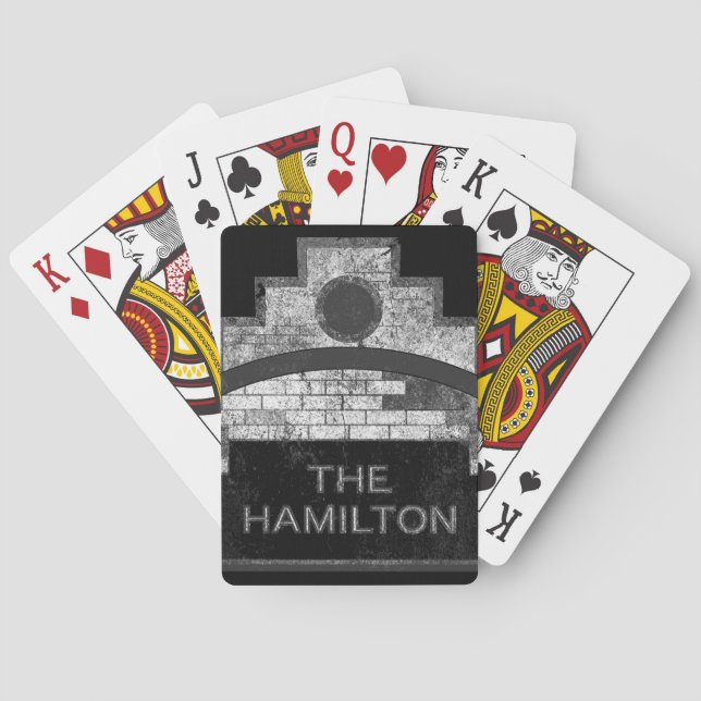 die Hmilton Spielkarten (Rückseite)