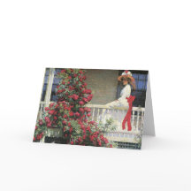 Die hochrote Rambler-schöne Kunst