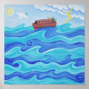 Die Hochwasserdruck Poster