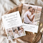 Die Hochzeit der Minimalistischen Fotocollage Simp Einladung<br><div class="desc">Die Hochzeit der modernen eleganten vier (4) FotoCollage und große Datum Minimalistisch Hochzeit Einladung. Die Einladungskarten für Hochzeiten enthalten eine moderne Typografie,  die elegant,  einfach und modern zu bedienen ist,  nachdem Sie minimalistisch einfache Hochzeitsfeier.</div>