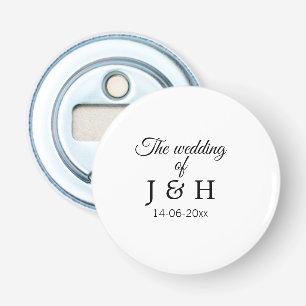Die Hochzeit des Begleiters des Pärchens Anfangsbu Flaschenöffner