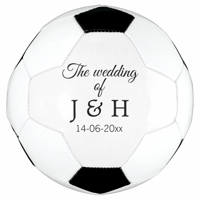 Die Hochzeit des Begleiters des Pärchens Anfangsbu Fußball (Vorderseite)