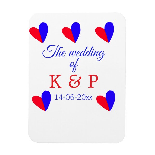 Die Hochzeit des Begleiters des Pärchens Anfangsbu Magnet (Vertikal)
