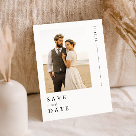 Die Hochzeit des Strandes speichert das Datum