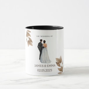 Die Hochzeit für Herrn. & Mrs. Tasse