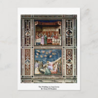Die Hochzeit in Cana Lower by Giotto di Bondone