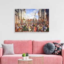 Die Hochzeit in Cana | Paolo Veronese | Leinwanddruck