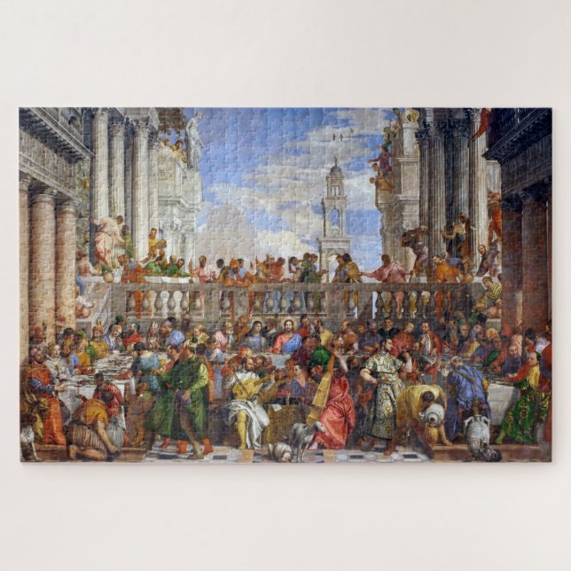 Die Hochzeit in Cana | Paolo Veronese | Puzzle (Horizontal)