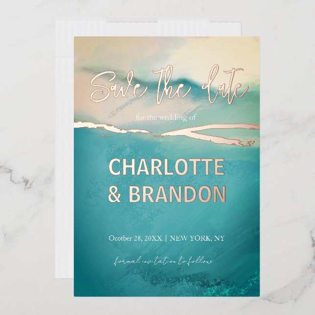 Die Hochzeit künstlerischer Malereien rettet das D Folieneinladung (Briefumschlag)