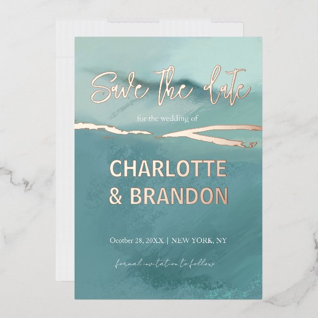 Die Hochzeit künstlerischer Malereien rettet das D Folieneinladung (Briefumschlag)