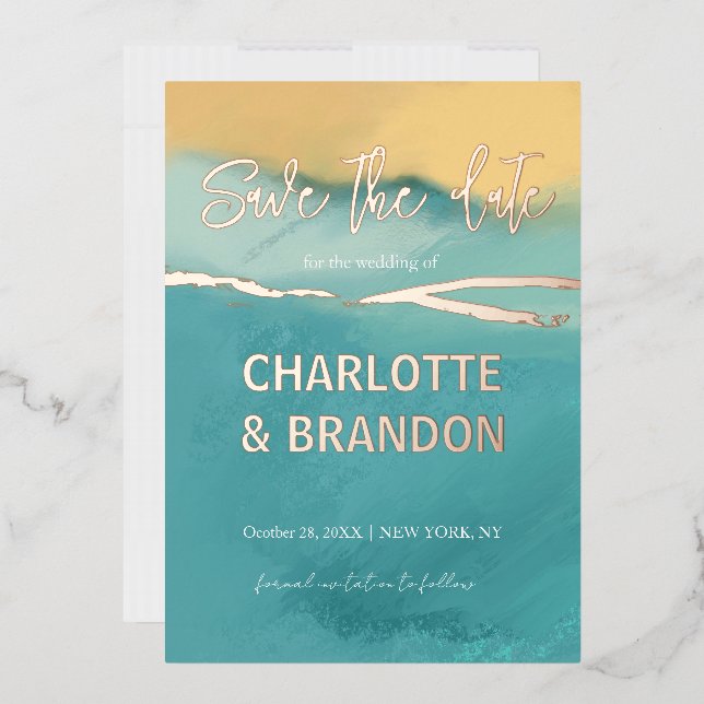 Die Hochzeit künstlerischer Malereien rettet das D Folieneinladung (Briefumschlag)