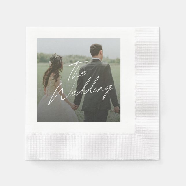 die Hochzeit Serviette (Vorderseite)