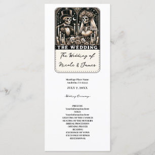 DIE HOCHZEIT Tarot Skelette Braut & Bräutigam Prog Programm