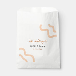 Die Hochzeit von add Braut Bräutigam Name Datum Pf Geschenktütchen