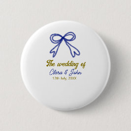 Die Hochzeit von Goldmedaille Button