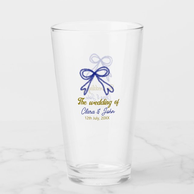 Die Hochzeit von Goldmedaille Glas (Vorderseite)