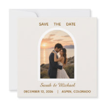 Die Hochzeit von Modern Arch Photo Save the Date