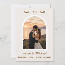 Die Hochzeit von Modern Arch Photo Save the Date