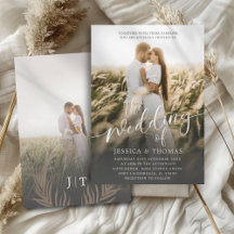 Die Hochzeit von Schwarz-Weiß-Foto