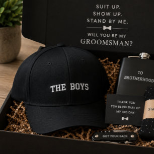 Die Hochzeit von 'The Boys' Coole Fotografien Jung Bestickte Baseballkappe