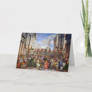Die Hochzeit zu Kana Paolo Veronese Karte