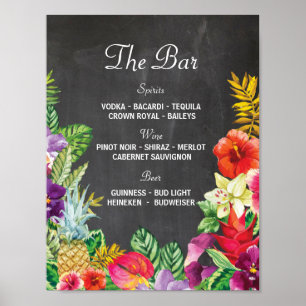 Die Hochzeitsempfehlung des Party Bar Aloha Luau Poster
