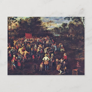 Die Hochzeitsfeier Von Bruegel D. Ä. Jan (Beste Qu Postkarte