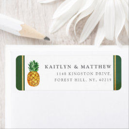 Die Hochzeitskollektion der Ananas mit tropischen