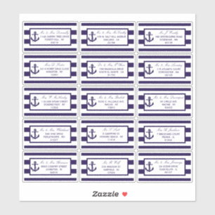 Die Hochzeitskollektion der Nautischen Seestreitkr Aufkleber