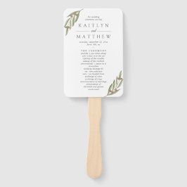 Die Hochzeitskollektion der Olivenzweige Fächer