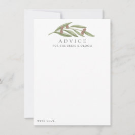 Die Hochzeitskollektion der Olivenzweige Hinweiskarte