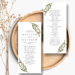 Die Hochzeitskollektion der Olivenzweige Programm