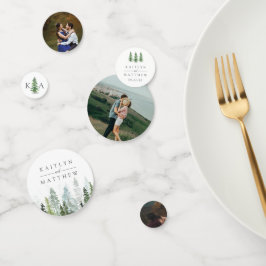 Die Hochzeitskollektion der Pinienwälder Konfetti