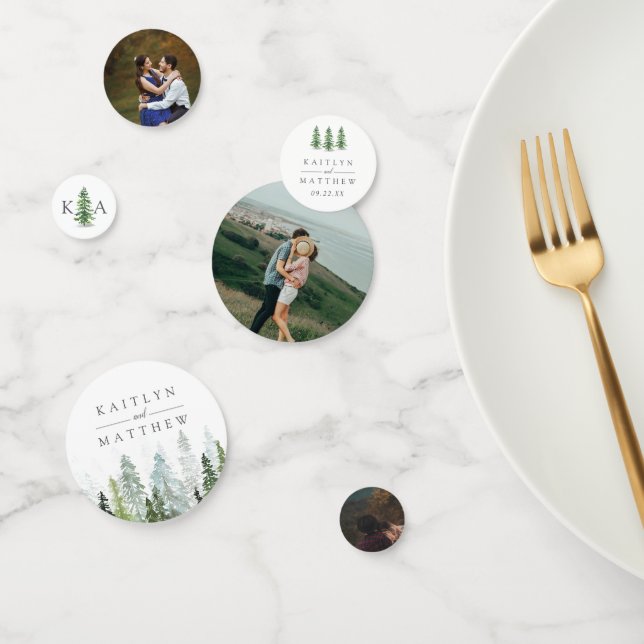 Die Hochzeitskollektion der Pinienwälder Konfetti (Gruppe)