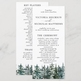 Die Hochzeitskollektion der Pinienwälder Programm