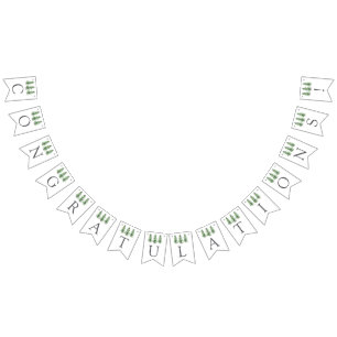 Die Hochzeitskollektion der Pinienwälder Wimpelkette