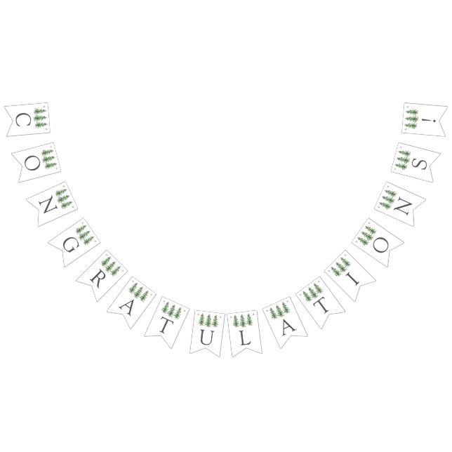 Die Hochzeitskollektion der Pinienwälder Wimpelkette (Alle)