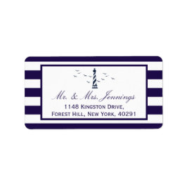 Die Hochzeitskollektion des Leuchtturms Adressaufkleber