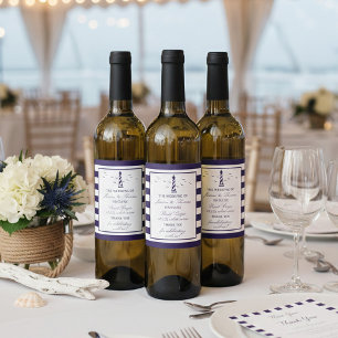 Die Hochzeitskollektion des Leuchtturms Weinetikett