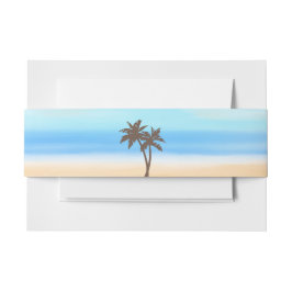 Die Hochzeitskollektion des Strandbades Einladungsbanderole